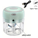 Portable Mini Chopper - Rechargeable USB Masher with Powerful