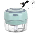 Portable Mini Chopper - Rechargeable USB Masher with Powerful