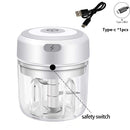 Portable Mini Chopper - Rechargeable USB Masher with Powerful