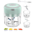 Portable Mini Chopper - Rechargeable USB Masher with Powerful