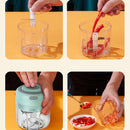 Portable Mini Chopper - Rechargeable USB Masher with Powerful